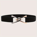 Fashion Elastic Belts Women Decorative Waistband Waist Strap Triangle Buckle Clothing Decoration Waist Belts Adjustable GM028