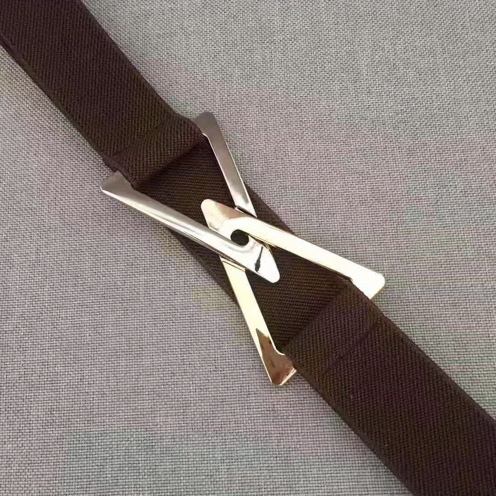 Fashion Elastic Belts Women Decorative Waistband Waist Strap Triangle Buckle Clothing Decoration Waist Belts Adjustable GM028