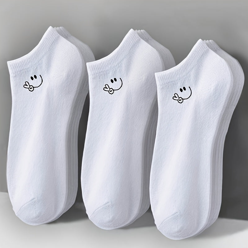 3 Pairs Unisex Sports Casual Invisible Socks - Easy Versatile Solid Color Fashion Short Socks, Black, White, Gray Socks - Moisture-Wicking Breathable Fabric, Suitable for Daily Casual Basketball, Hiking, - Sports Casual, Elastic Fit Design