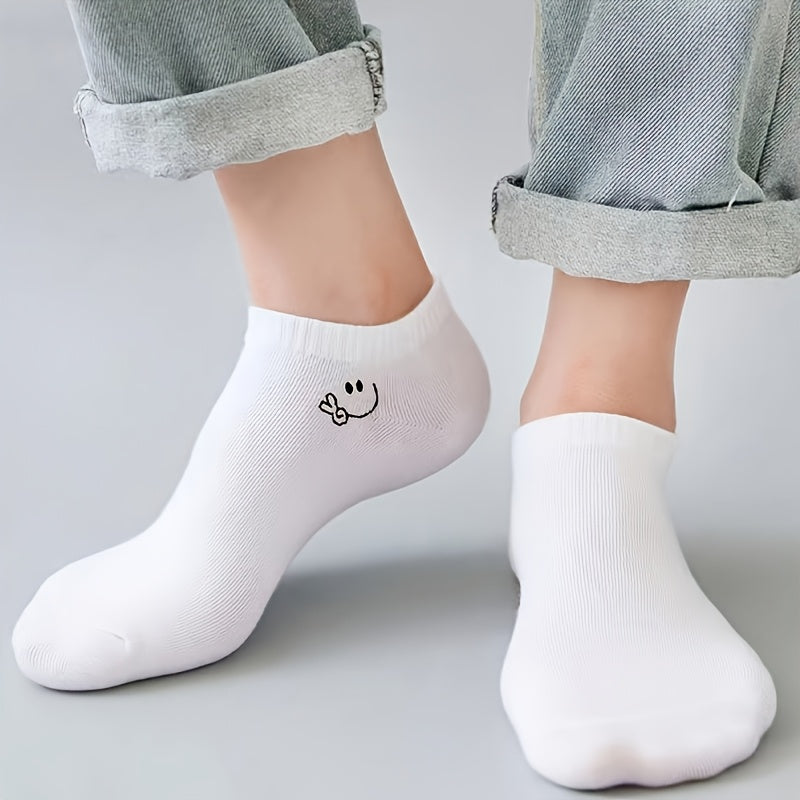 3 Pairs Unisex Sports Casual Invisible Socks - Easy Versatile Solid Color Fashion Short Socks, Black, White, Gray Socks - Moisture-Wicking Breathable Fabric, Suitable for Daily Casual Basketball, Hiking, - Sports Casual, Elastic Fit Design