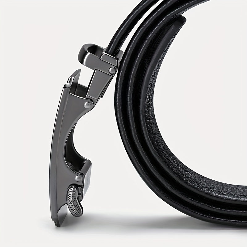Premium Business Leisure Belt, Suitable for Daily Life Or Formal Men, Adjustable Belt Size, Modern Automatic Buckle Belt Design, Suitable for Holiday Gifts, Exquisite Gift Boxes And Greeting Cards, Can Be Given As Gifts to Friends And Family